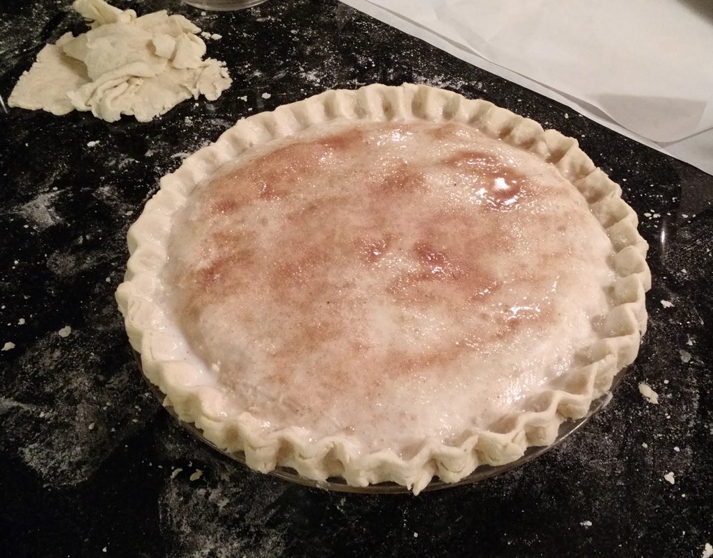 Apple pie - before baking