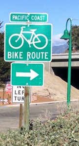 Pacific Coast Bike Route at Bates Road