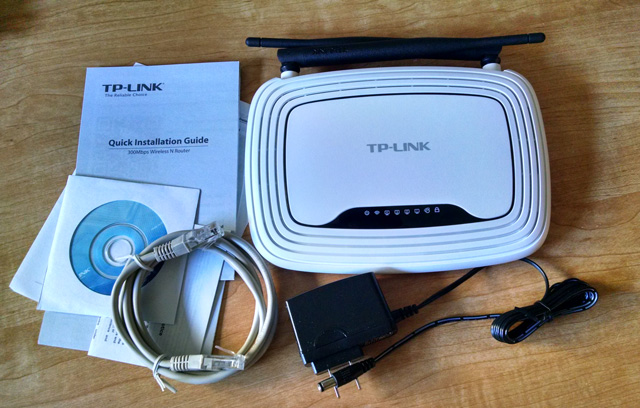 TP-LINK TL-WR841N box contents