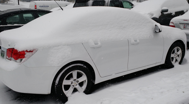 Snow white car