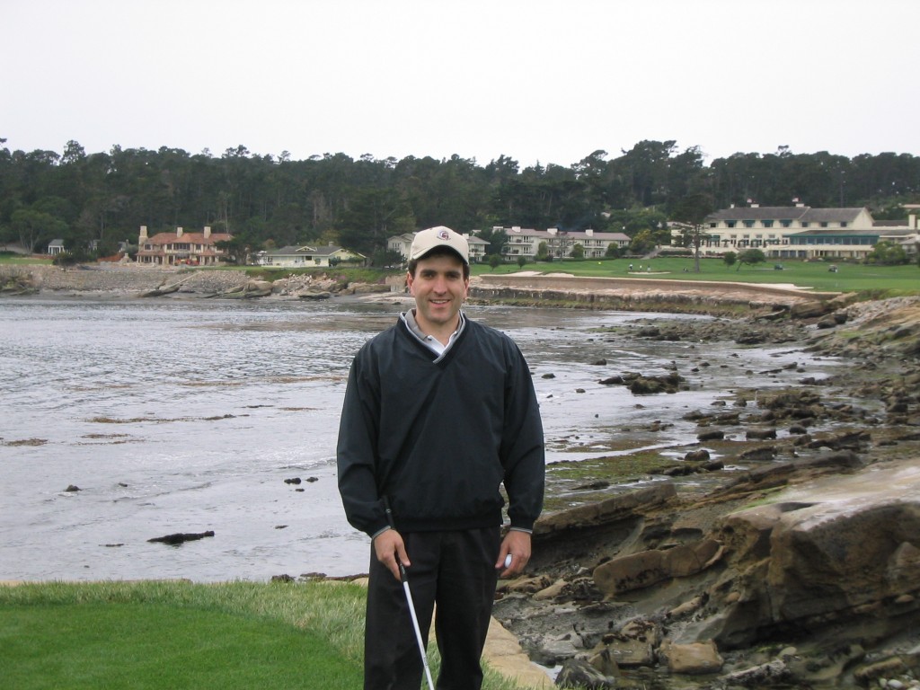 !8th tee at Pebble Beach