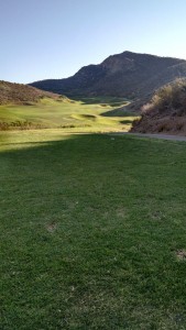 Hole 16 at Lost Canyon Golf Course