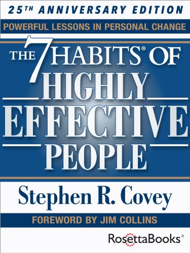 Book cover for The 7 Habits of Highly Effective People by Stephen R. Covey