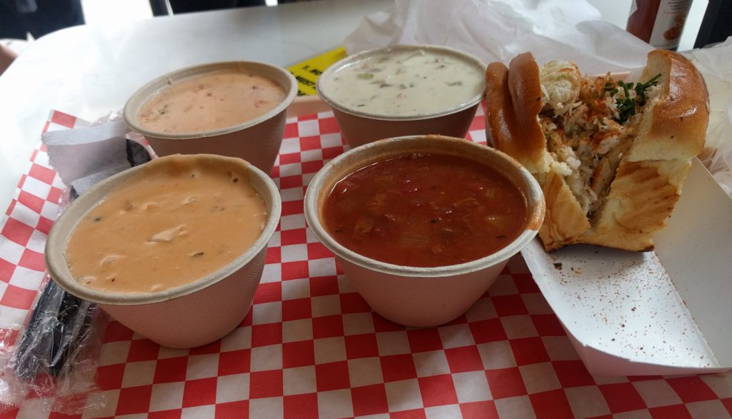 Pike Place Chowder sampler