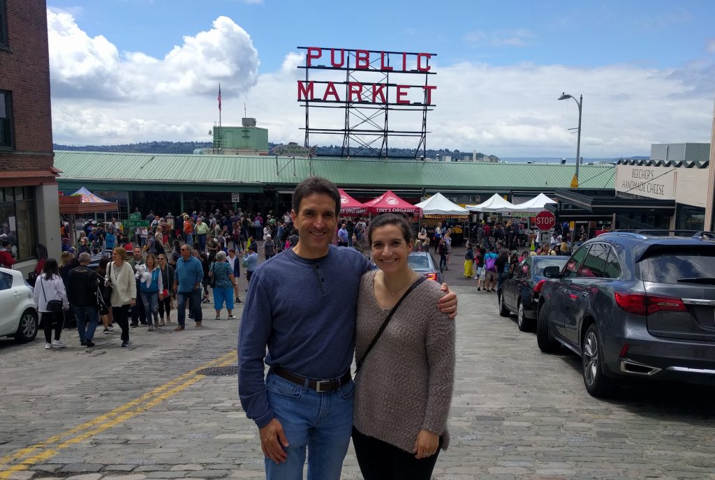 Gregg and Courtney Borodaty at Pike's Market