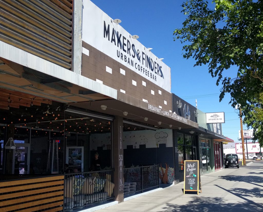 Makers & Finders Urban Coffee Bar Downtown Las Vegas