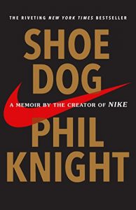 Book cover for Shoe Dog by Phil Knight