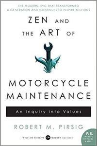 Book cover for Zen and the Art of Motorcycle Maintenance by Robert M. Pirsig