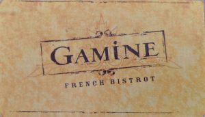 Business card for Gamine San Francisco