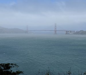 Golden Gate view from Land's End