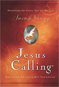 Book cover for Jesus Calling by Sarah Young