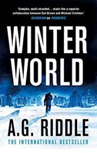 Book cover for Winter World by A.G. Riddle