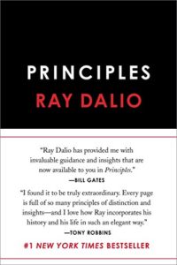 Book cover for Principles by Ray Dalio