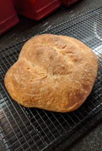 No-Knead Crusty White Bread