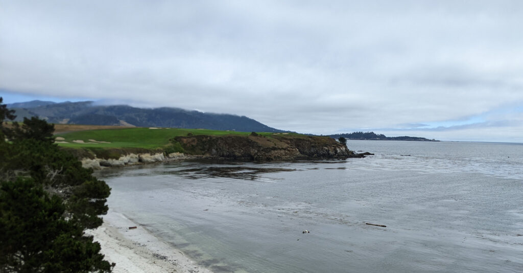 View from the 5th tee at Pebble Beach Golf Links