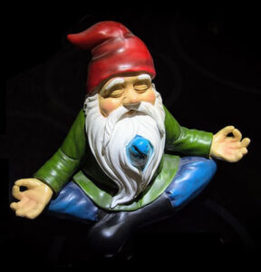 meditating gnome