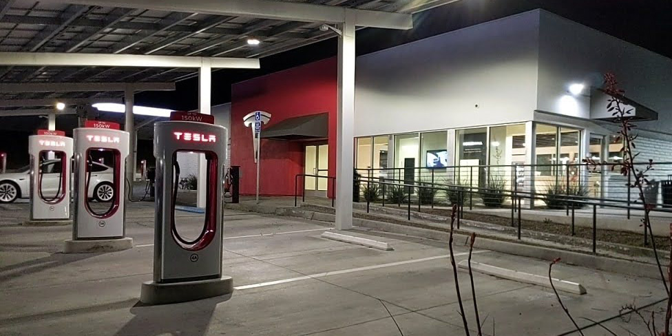 Tesla supercharger station - Kettleman City, CA