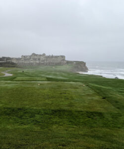 18th hole at the Half Moon Bay Old Course
