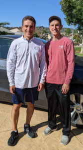 Gregg and Brad Borodaty ready for the road trip
