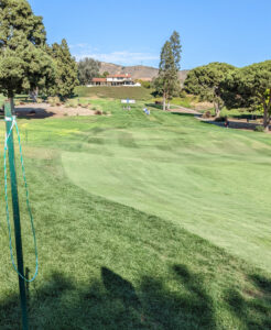 13th hole at The Saticoy Club - looking green to tee