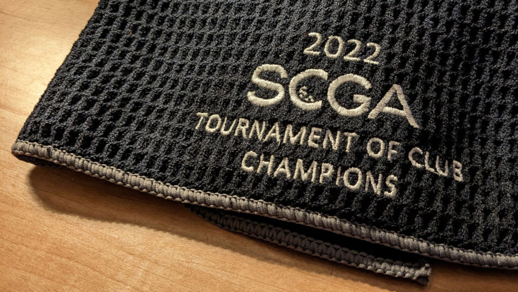 2022 SCGA Tournament of Club Champions towel