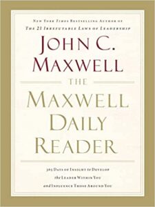 Book cover for The Maxwell Daily Reader by John C. Maxwell
